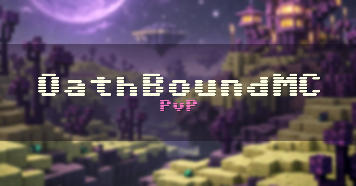 OathBoundMC PvP Minecraft server
