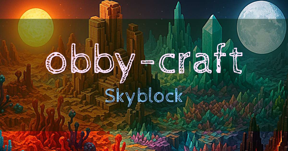 obby-craft Skyblock Minecraft server