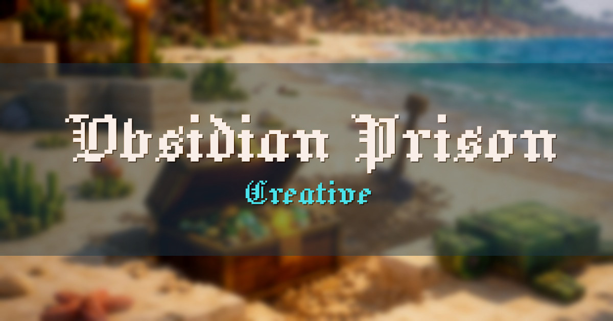Obsidian Prison Creative Minecraft server