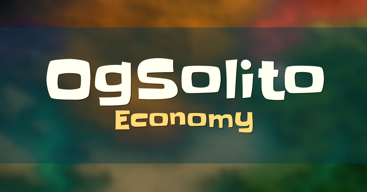 OgSolito Economy Minecraft server