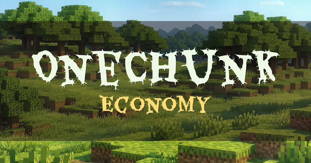 OneChunk Economy Minecraft server