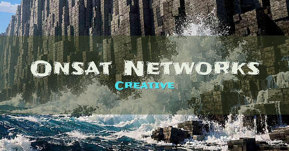 Onsat Networks Creative Minecraft server