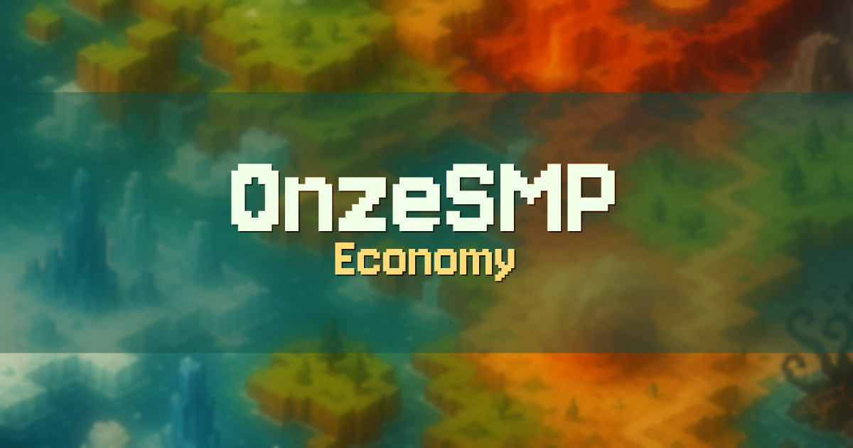 OnzeSMP Economy Minecraft server