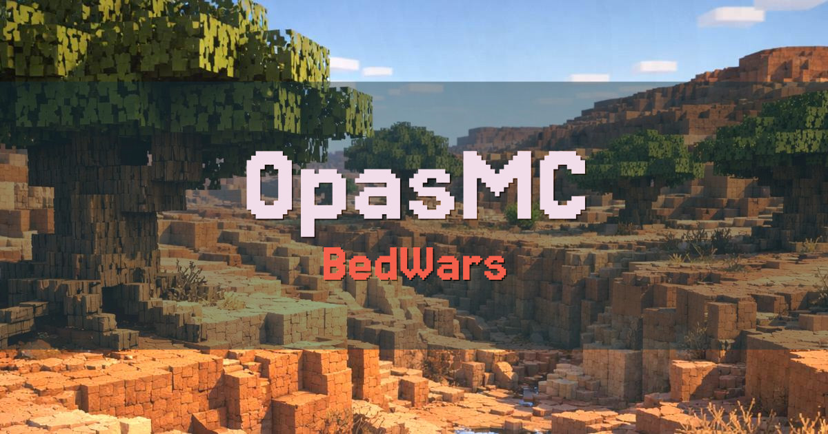 OpasMC BedWars Minecraft server