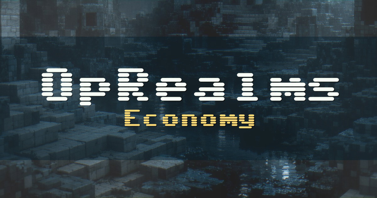 OpRealms Economy Minecraft server