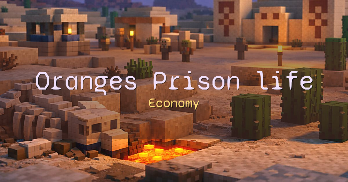 Oranges Prison life Economy Minecraft server