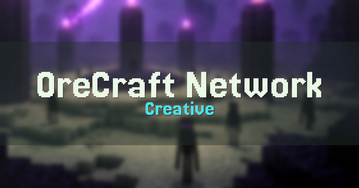 OreCraft Network Creative Minecraft server