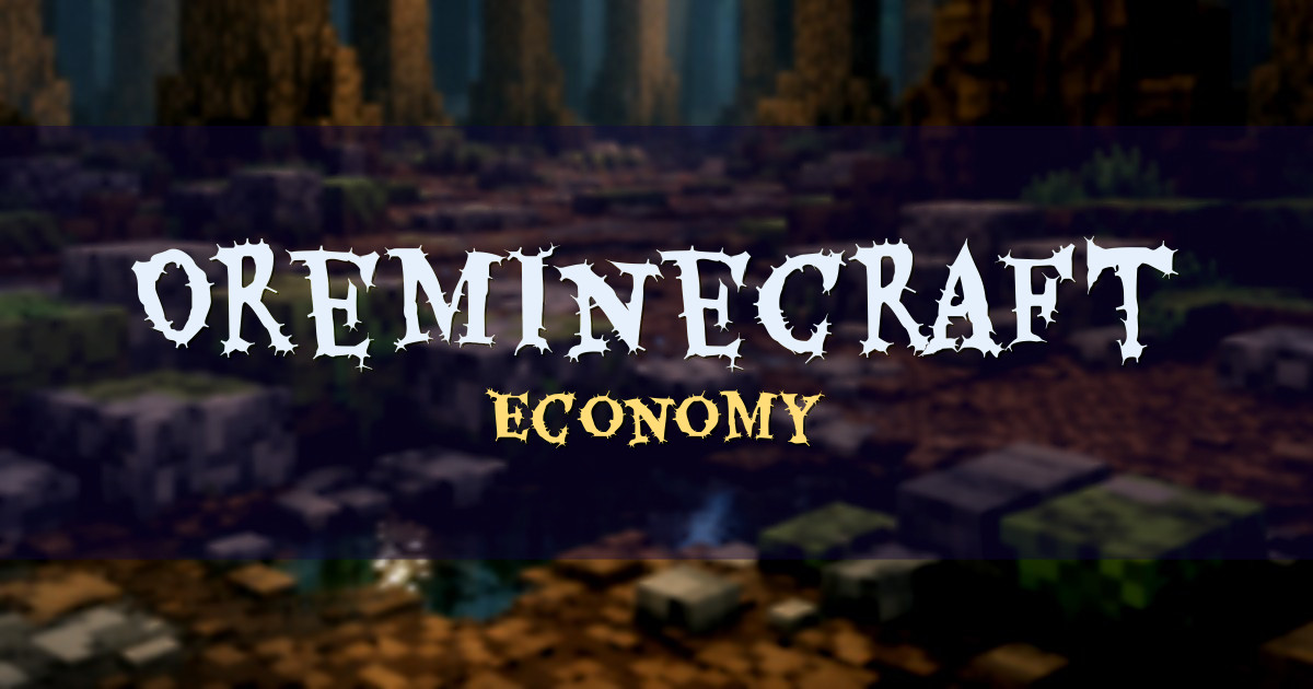 OreMinecraft Economy Minecraft server