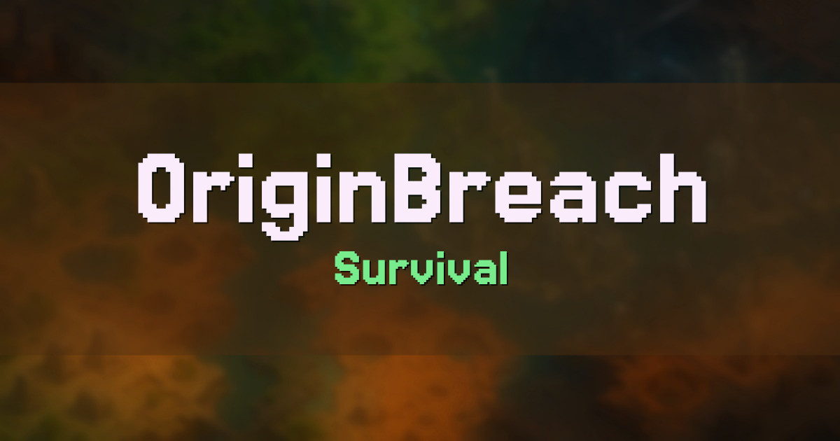 OriginBreach Survival Minecraft server