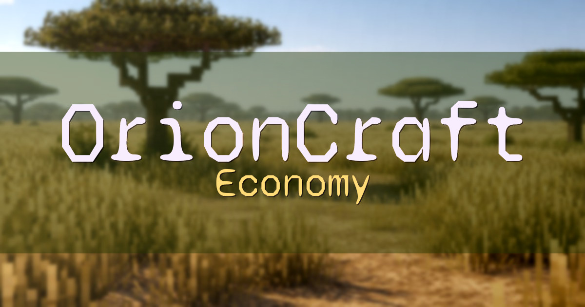 OrionCraft Economy Minecraft server
