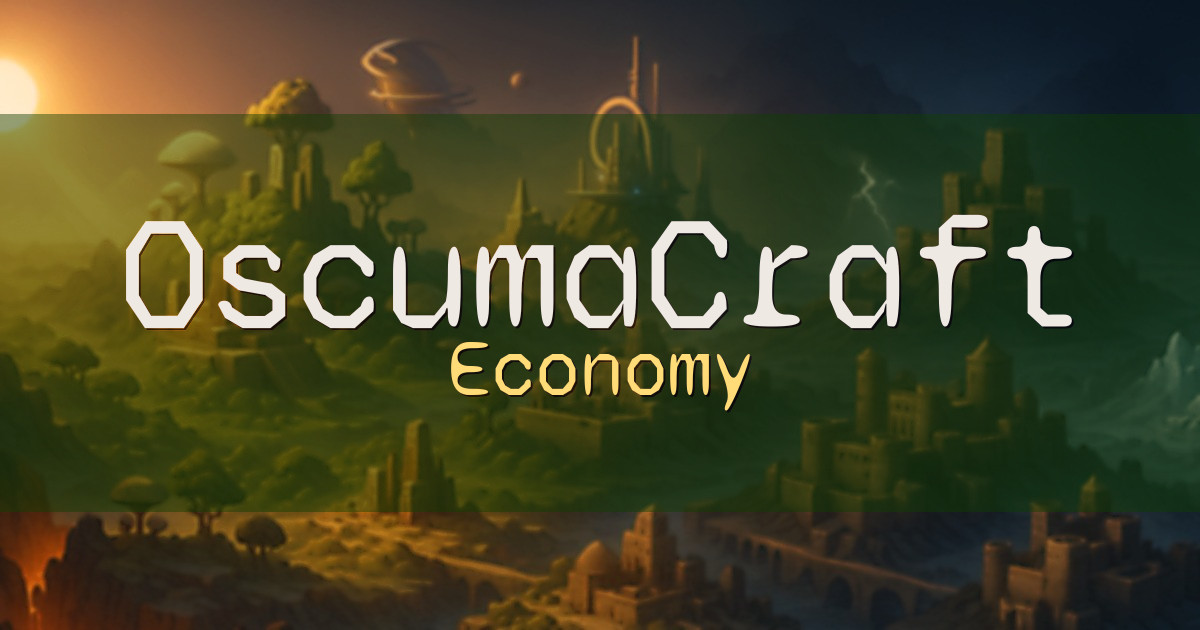 OscumaCraft Economy Minecraft server