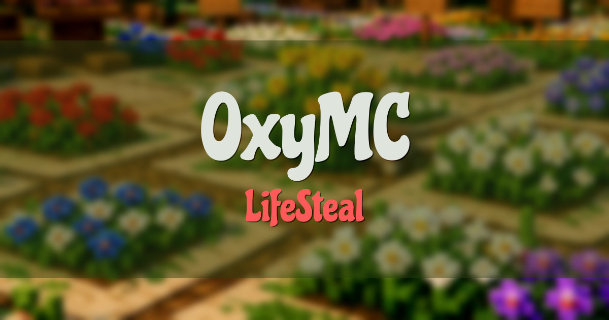 OxyMC LifeSteal Minecraft server