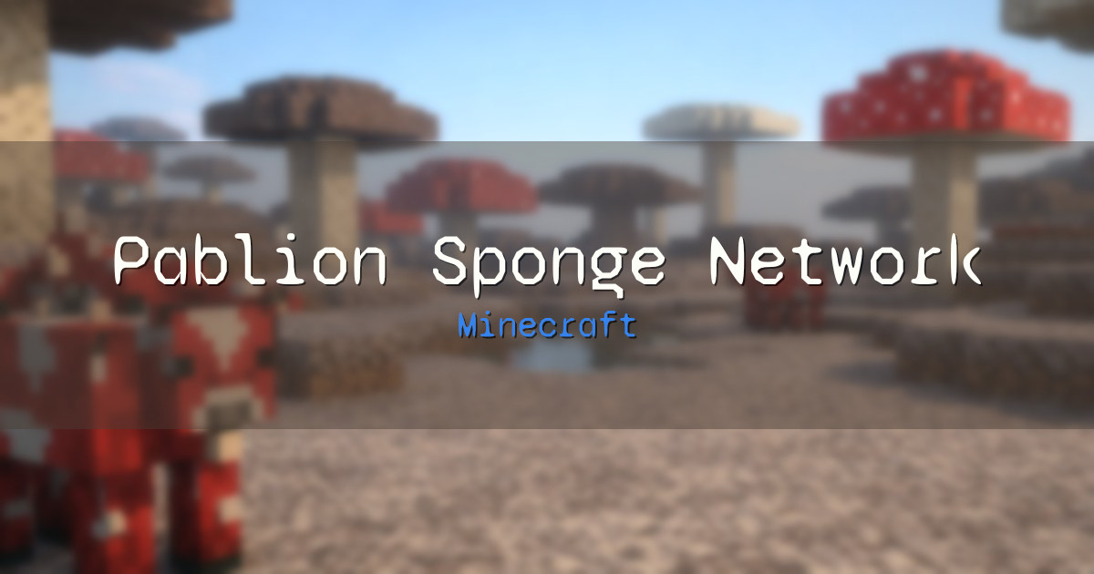 Pablion Sponge Network Minecraft server