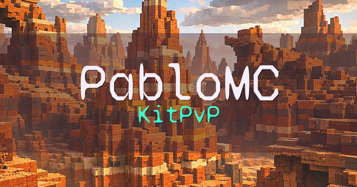PabloMC KitPvP Minecraft server