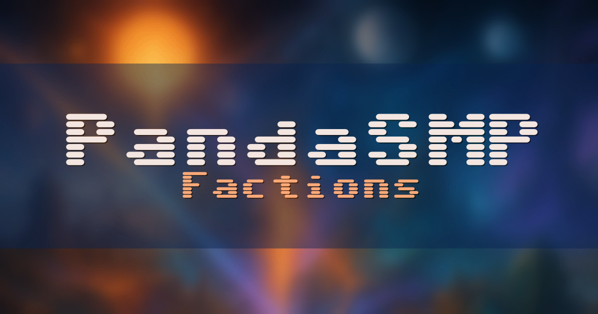 PandaSMP Factions Minecraft server