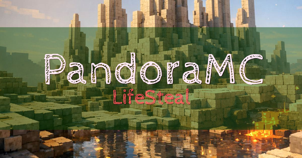 PandoraMC LifeSteal Minecraft server