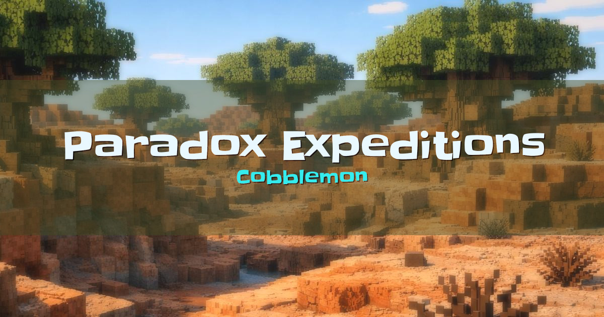 Paradox Expeditions Cobblemon Minecraft server