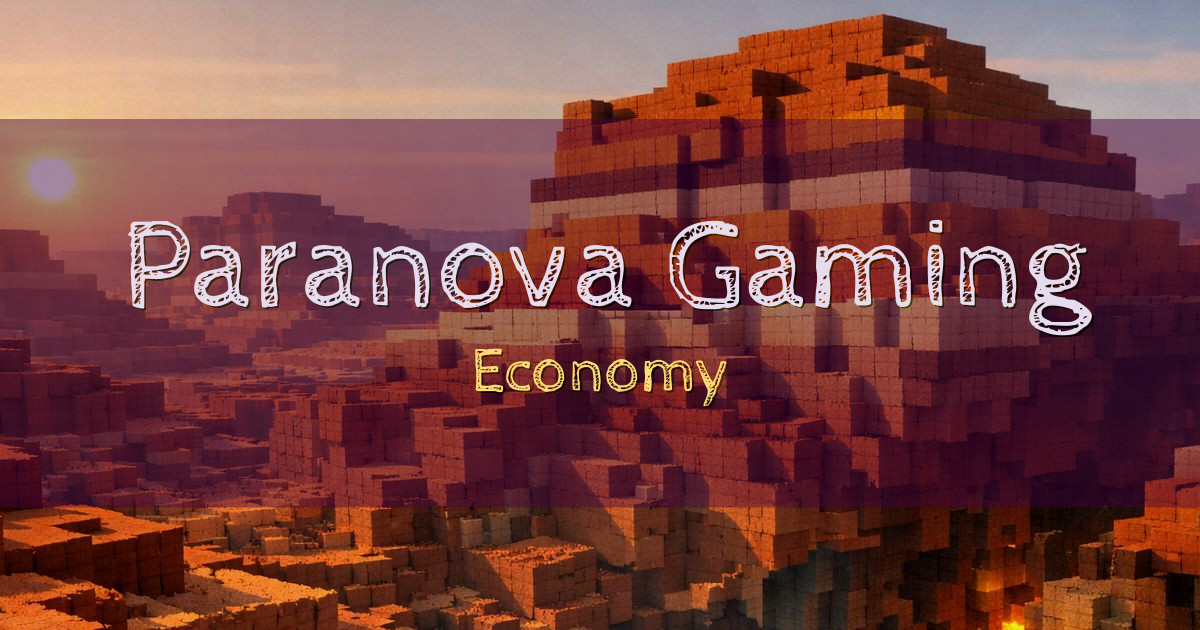 Paranova Gaming Economy Minecraft server