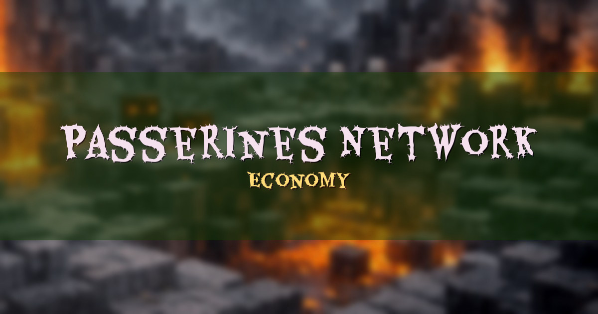 Passerines Network Economy Minecraft server