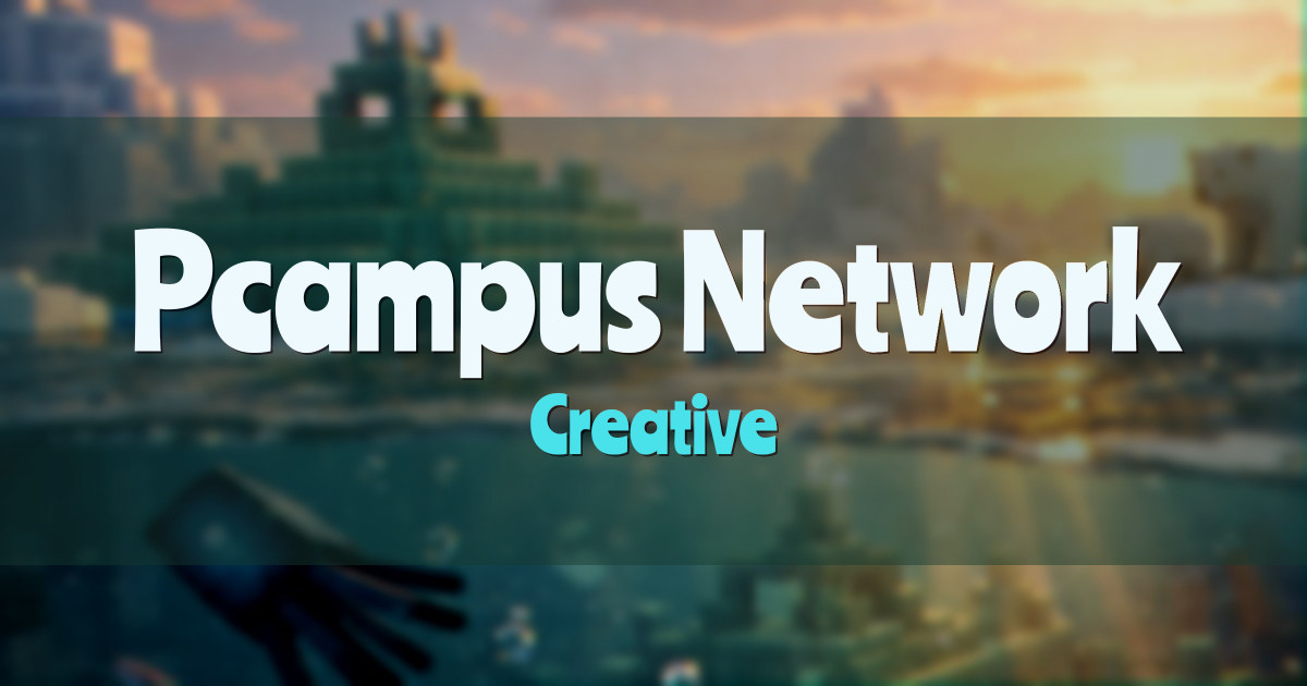 Pcampus Network Creative Minecraft server