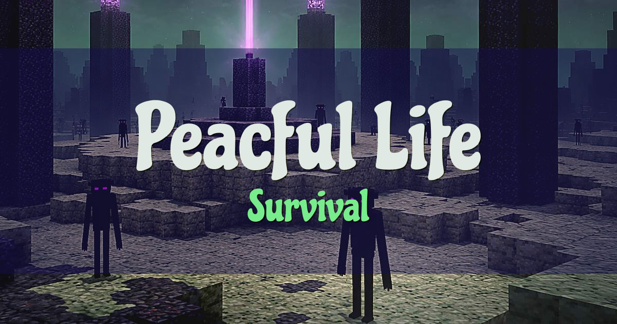 Peacful Life Survival Minecraft server