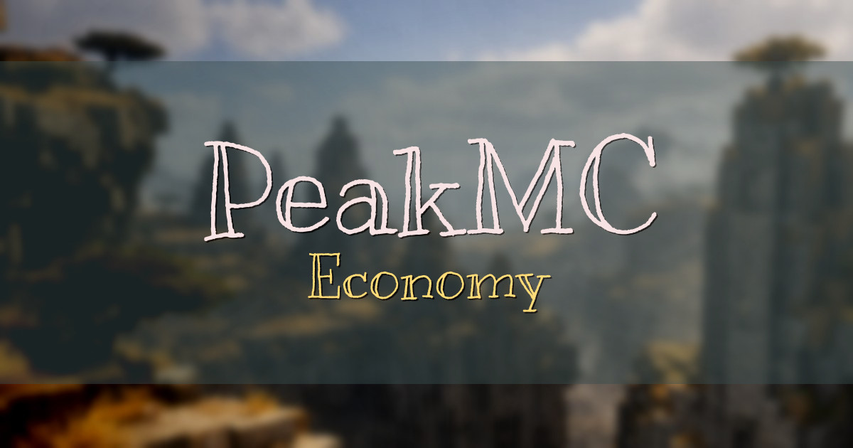 PeakMC Economy Minecraft server