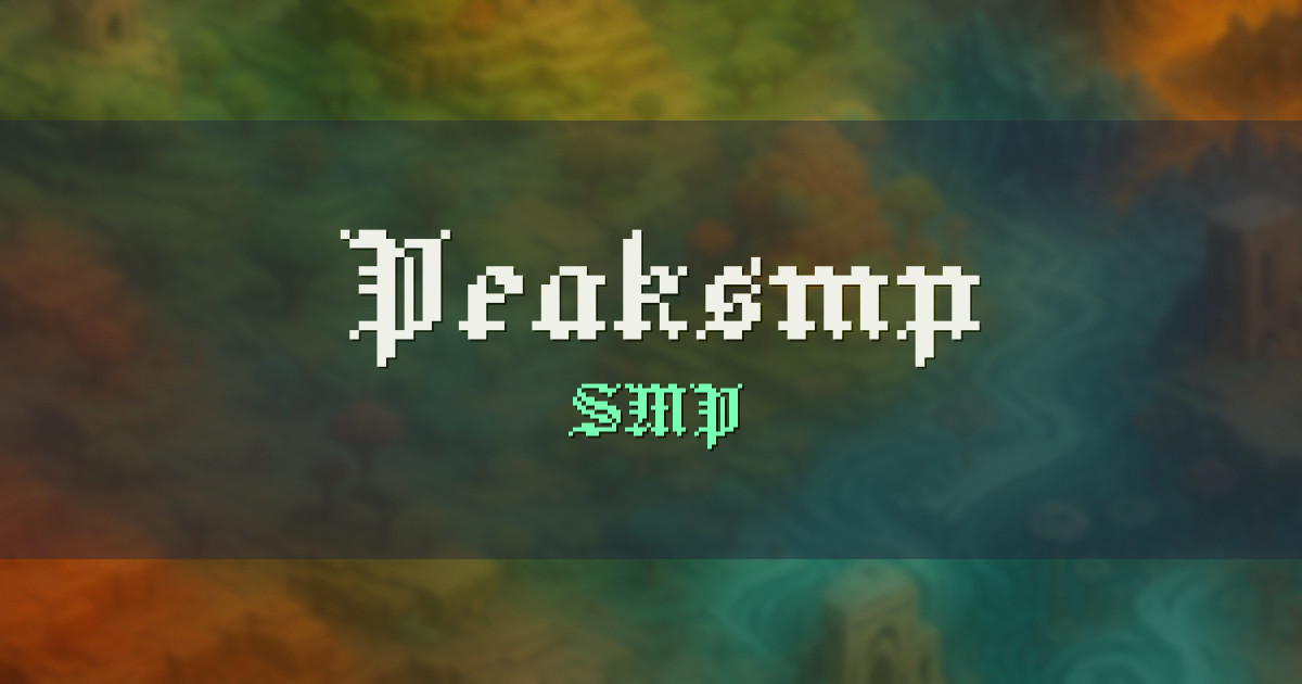Peaksmp Survival Minecraft server