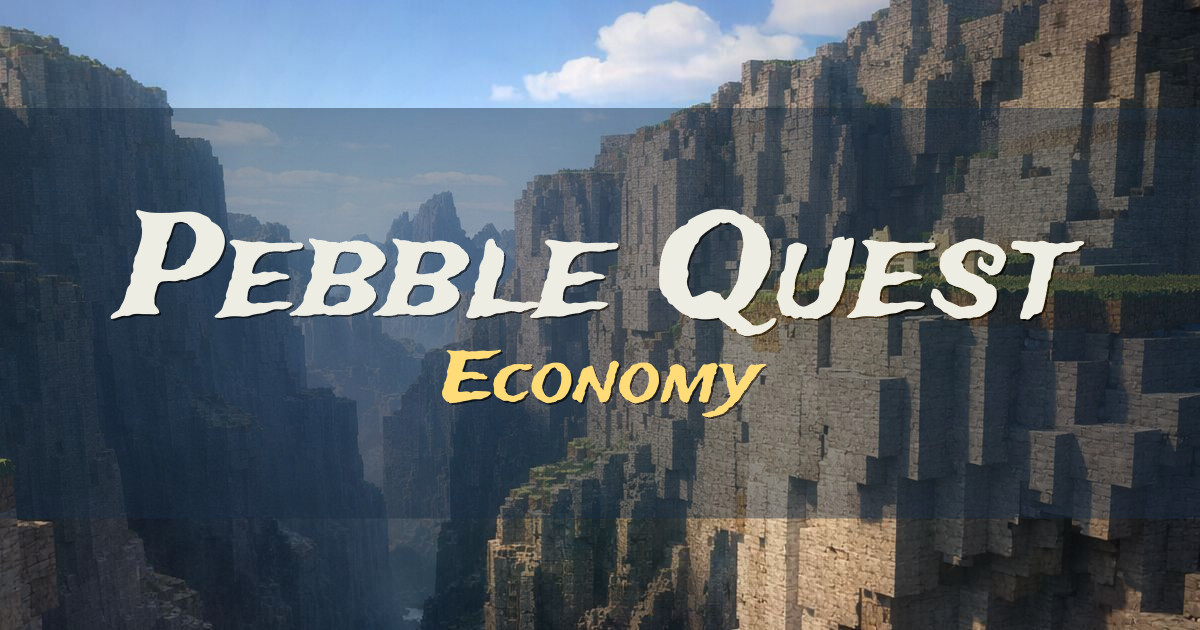 Pebble Quest Economy Minecraft server