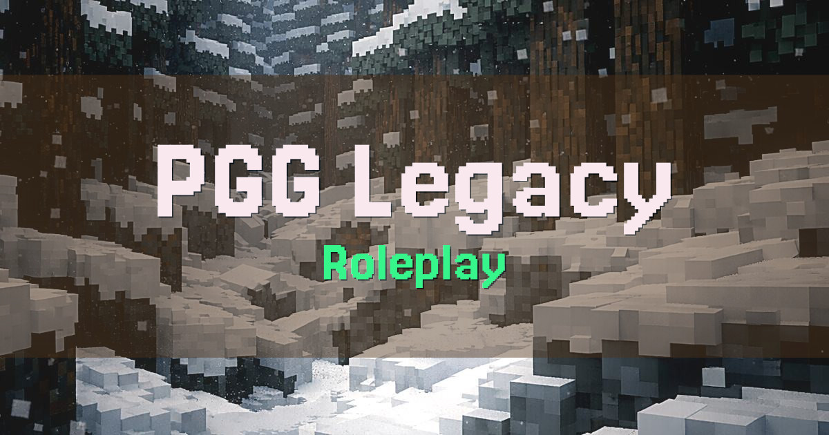 PGG Legacy Roleplay Minecraft server