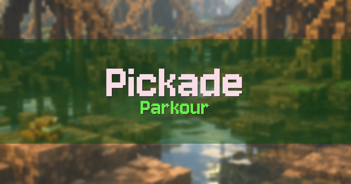 Pickade Parkour Minecraft server