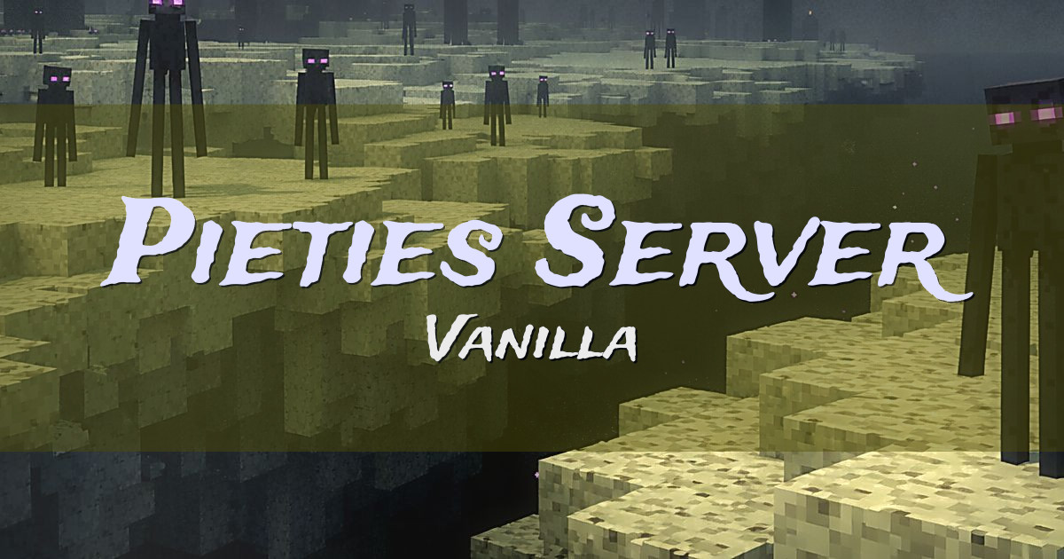 Pieties Server Vanilla Minecraft server