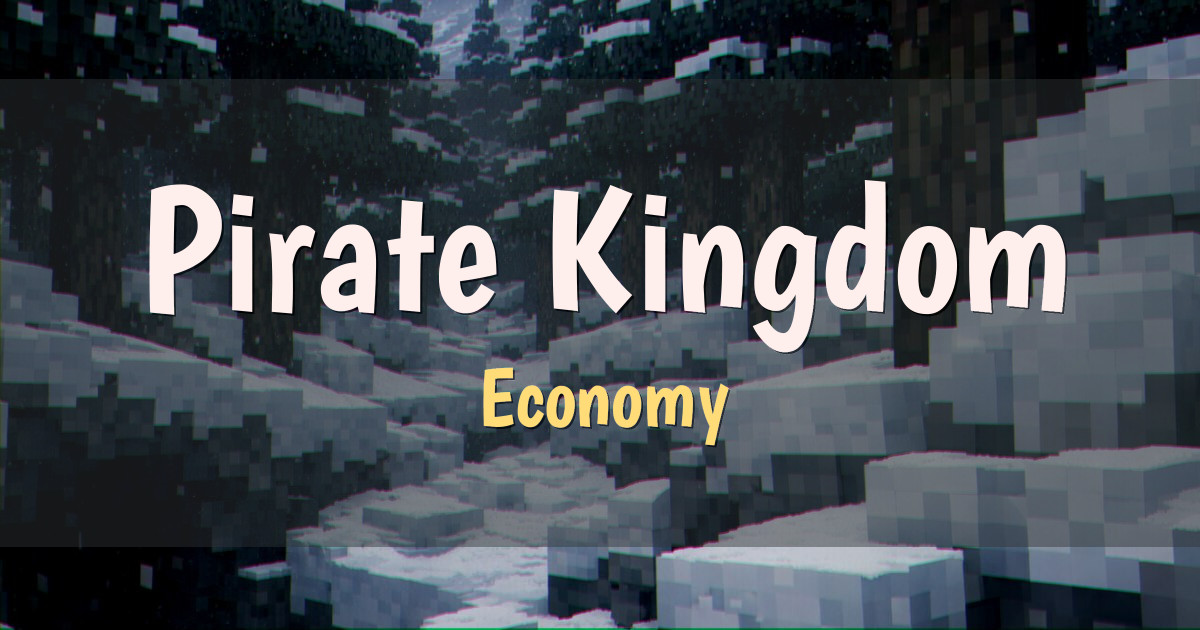 Pirate Kingdom Economy Minecraft server
