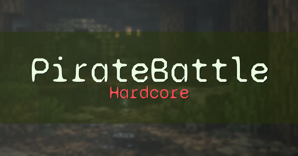 PirateBattle Hardcore Minecraft server
