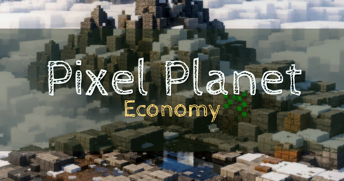 Pixel Planet Economy Minecraft server