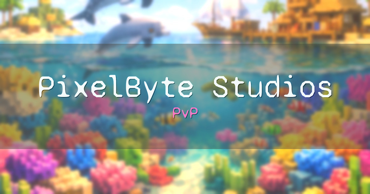 PixelByte Studios PvP Minecraft server