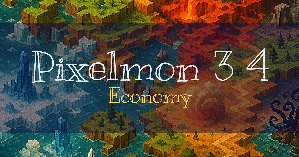 Pixelmon 3.4 Economy Minecraft server
