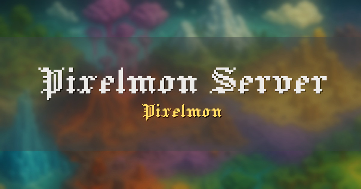 Pixelmon Server Survival Minecraft server