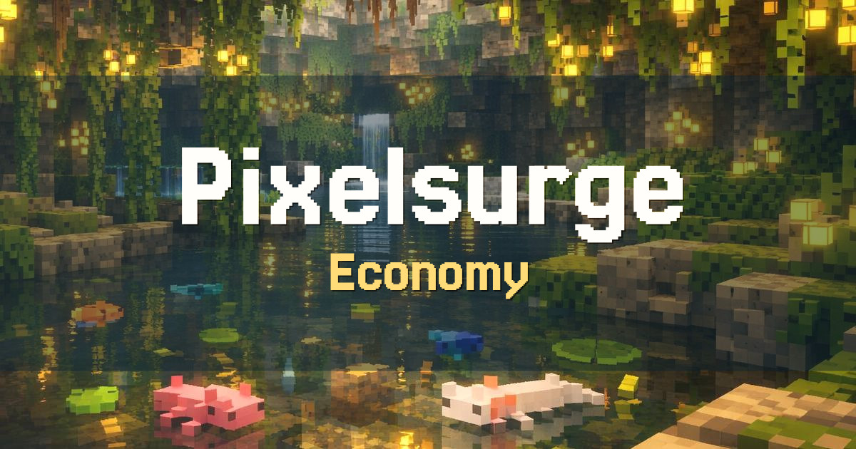 Pixelsurge Economy Minecraft server