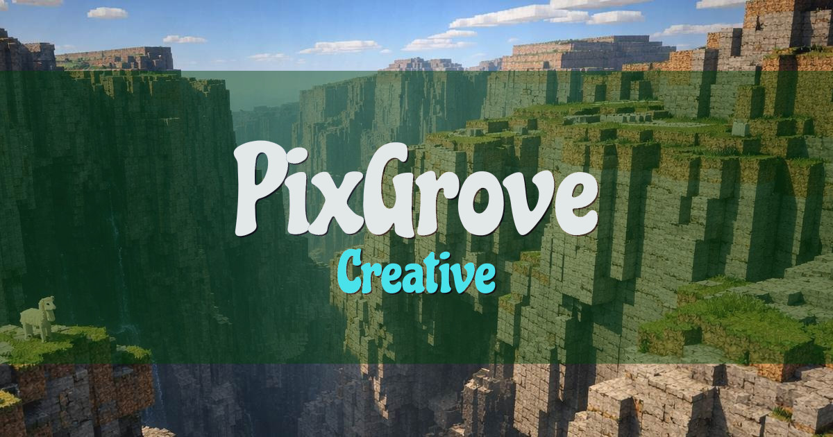 PixGrove Creative Minecraft server