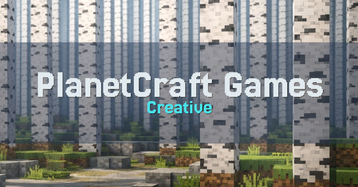PlanetCraft.Games Creative Minecraft server