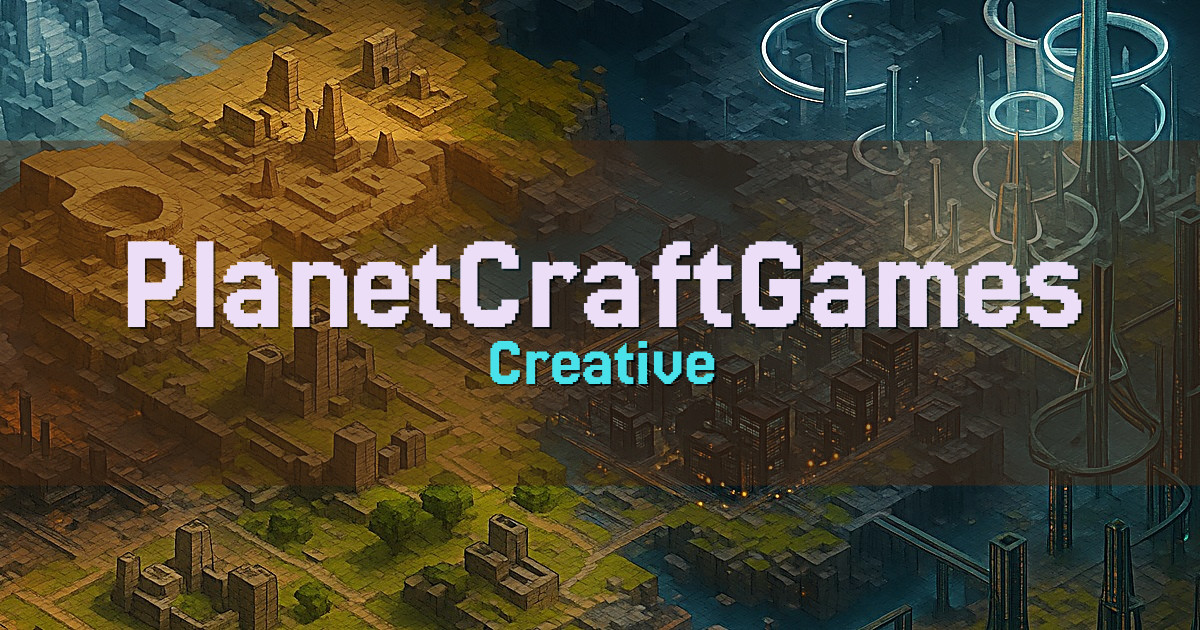 PlanetCraftGames Creative Minecraft server