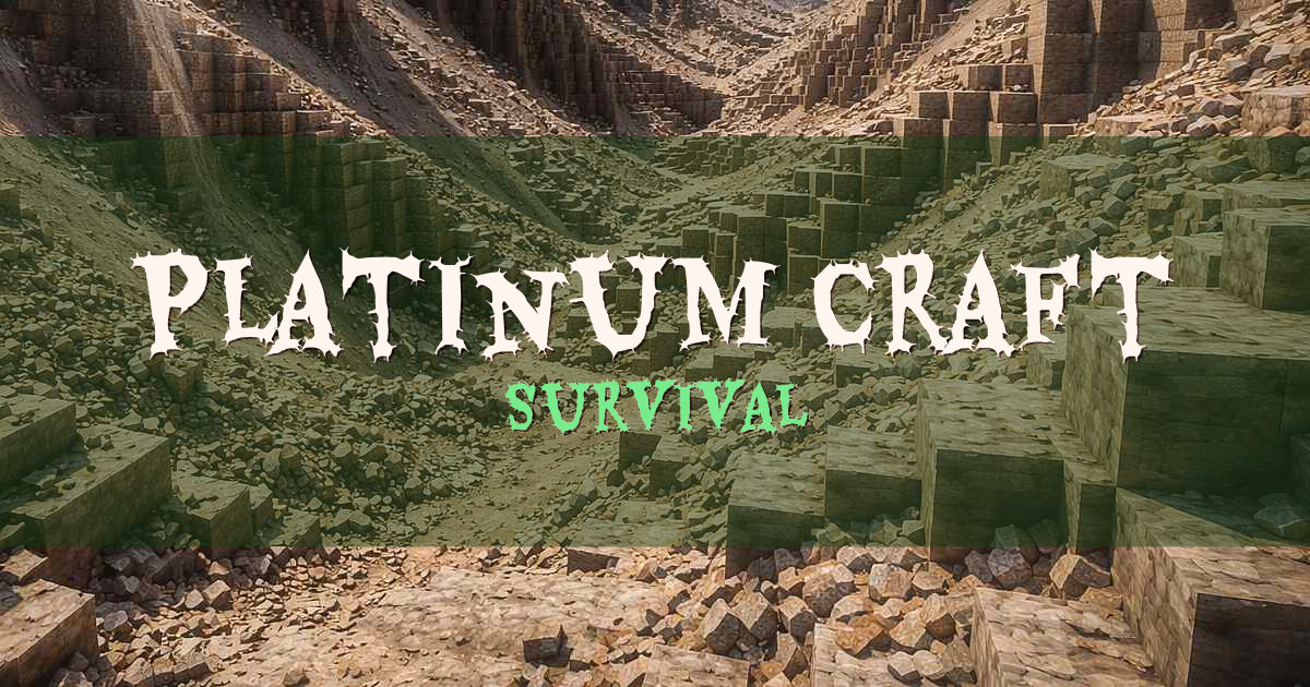 Platinum Craft Survival Minecraft server