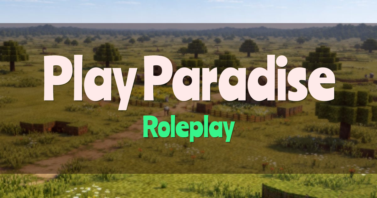 Play Paradise Roleplay Minecraft server
