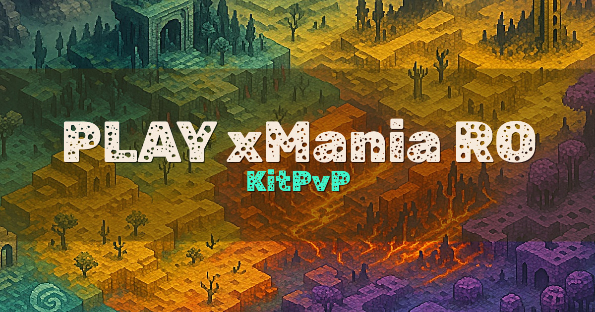 PLAY.xMania.RO KitPvP Minecraft server
