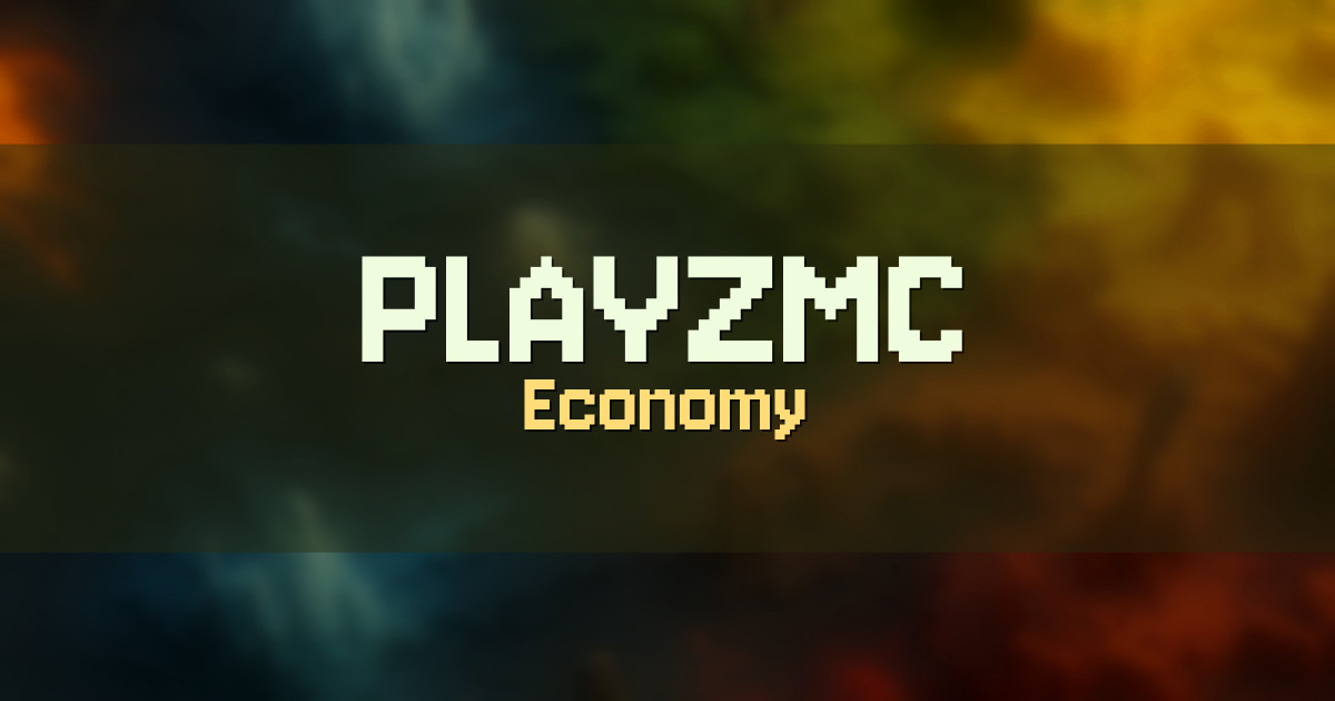 PLAYZMC Economy Minecraft server