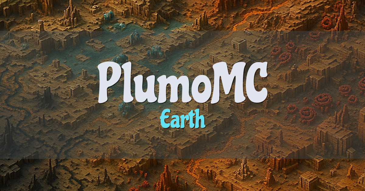 PlumoMC Earth Minecraft server