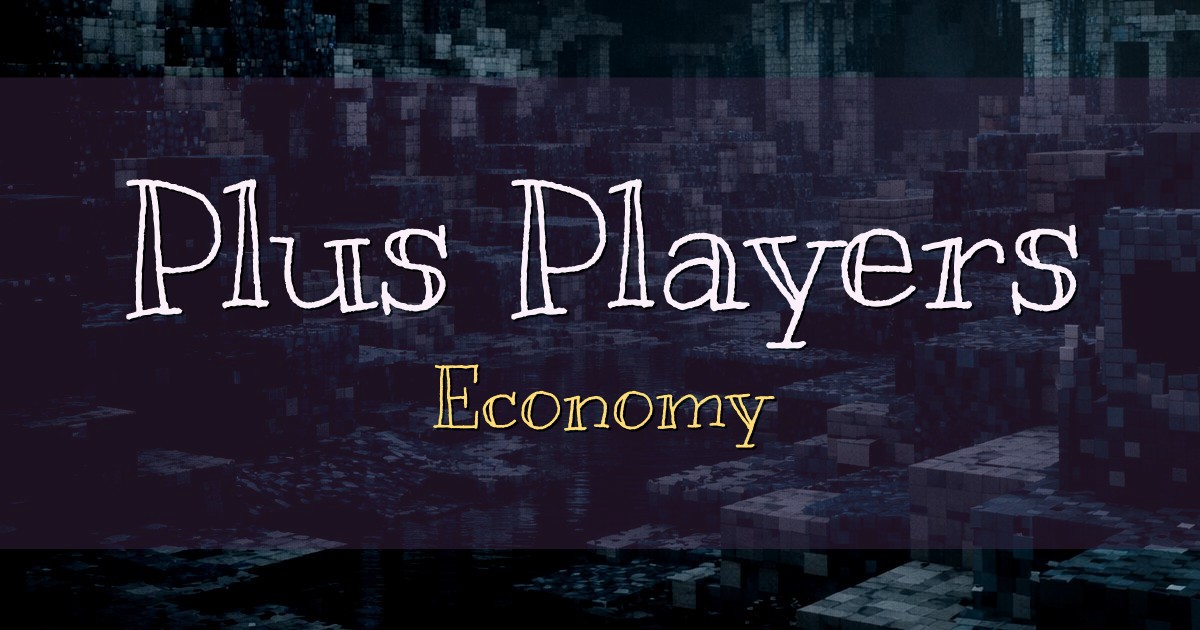 Plus Players Economy Minecraft server