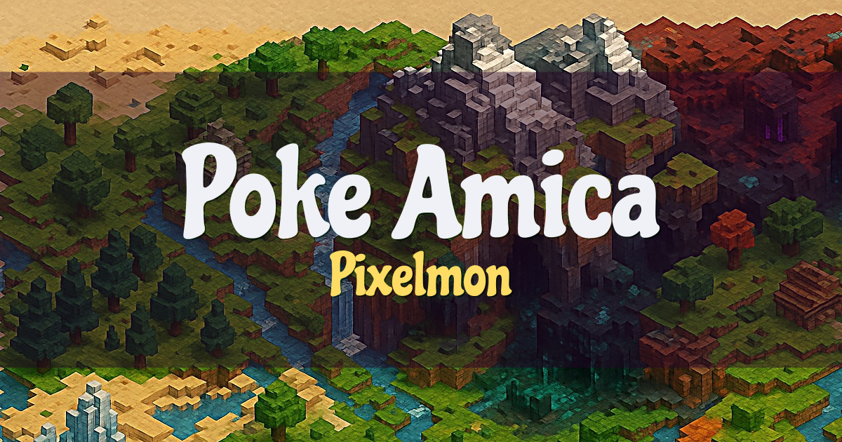 Poke Amica Pixelmon Minecraft server