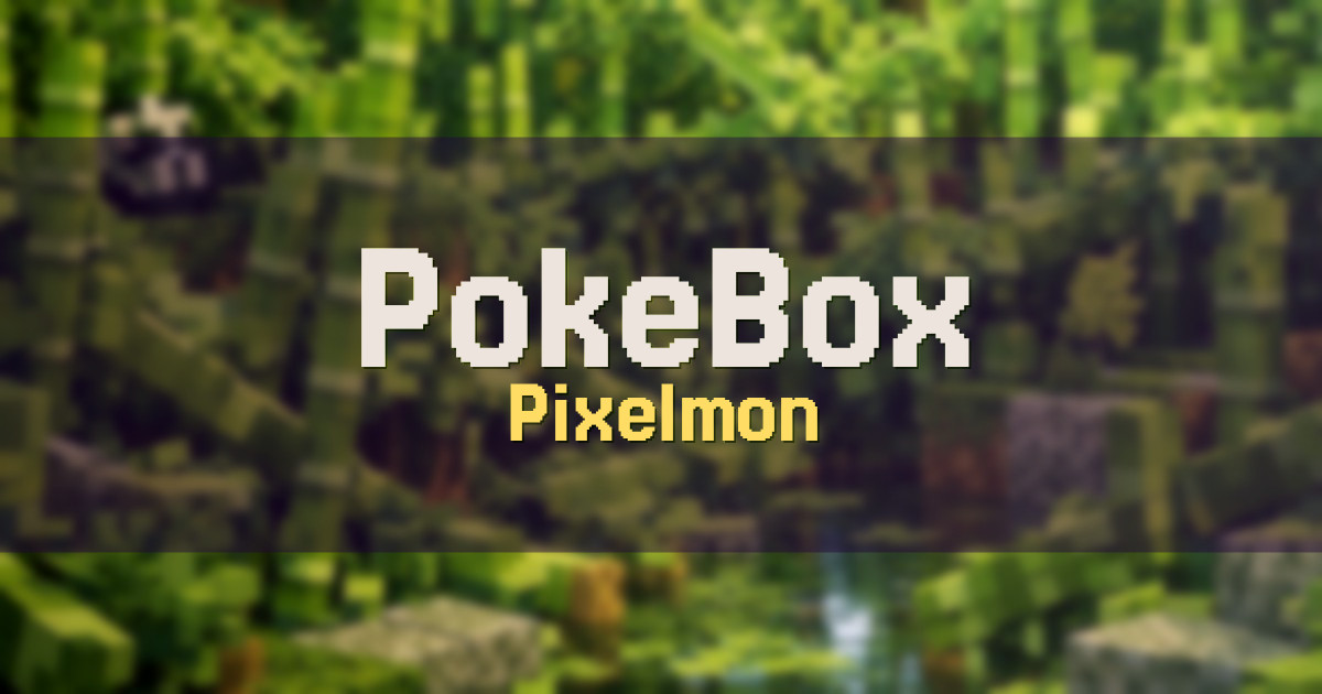 PokeBox Pixelmon Minecraft server
