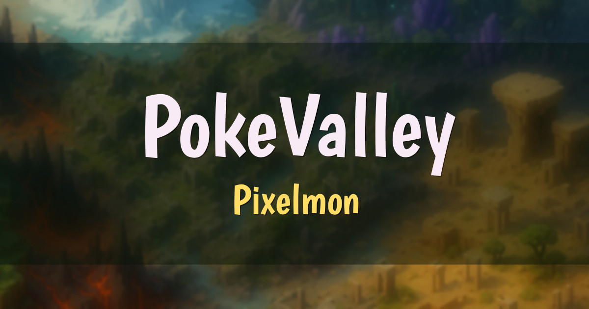 PokeValley Pixelmon Minecraft server